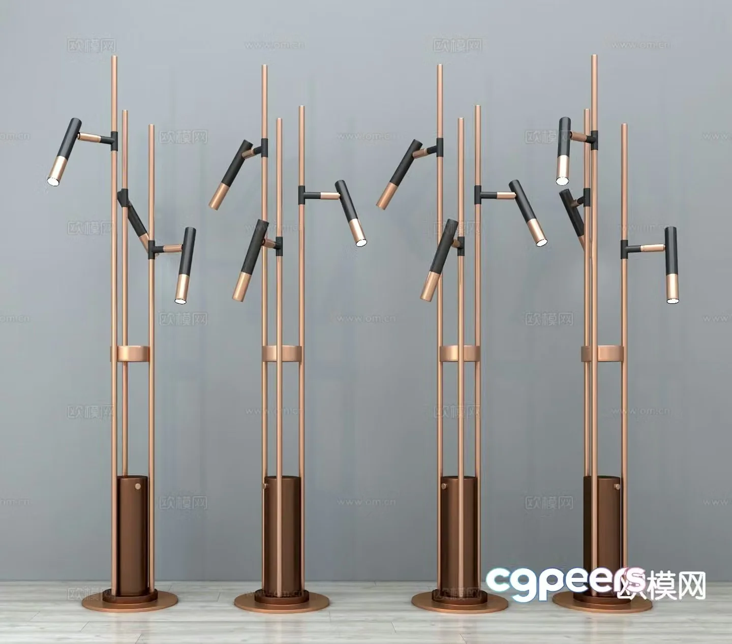 Modern floor lamp 3d model
