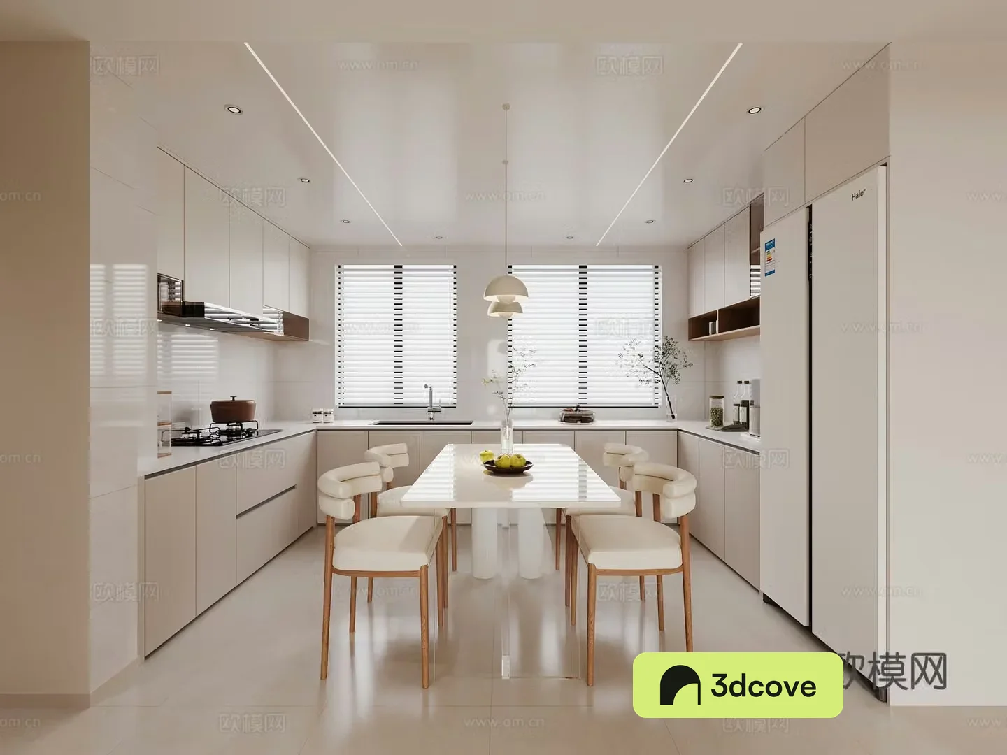 Creamy Style Restaurant Kitchen
