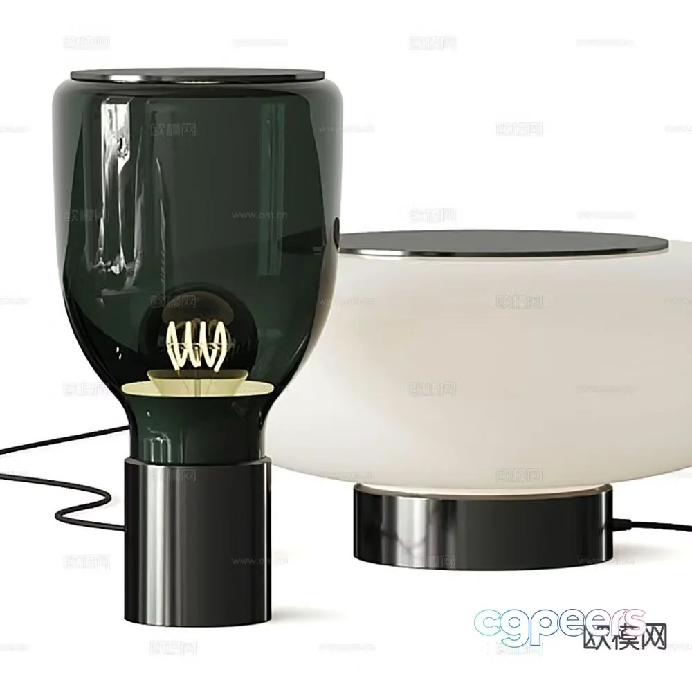 Modern desk lamp 3d model