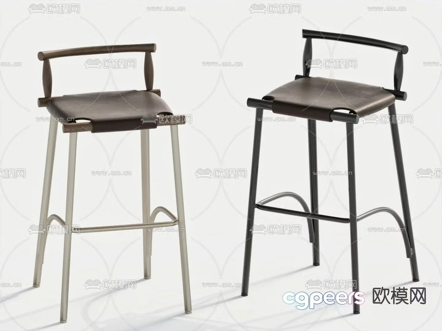 bar stool bar stool 3d model