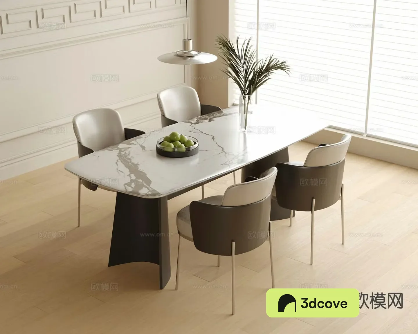 Modern dining table and chairs bar dining table