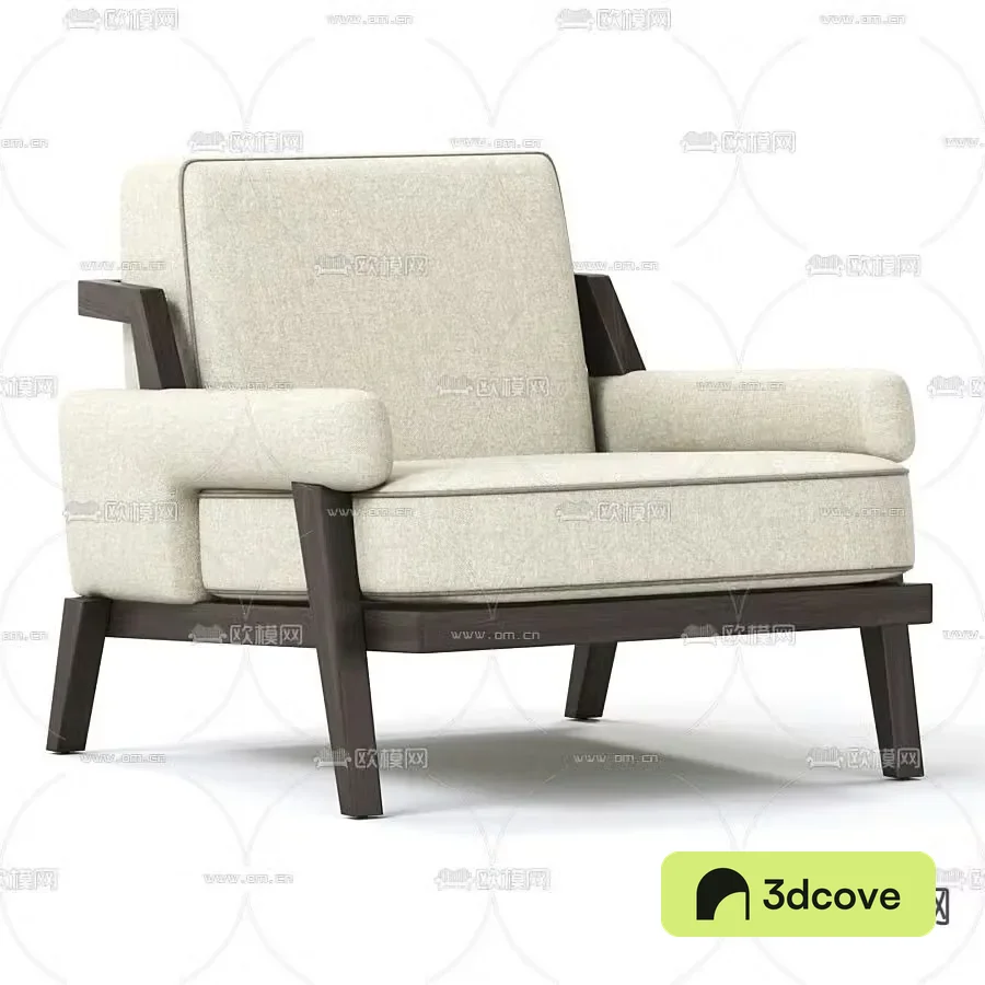 Giorgetti modern fabric lounge chair