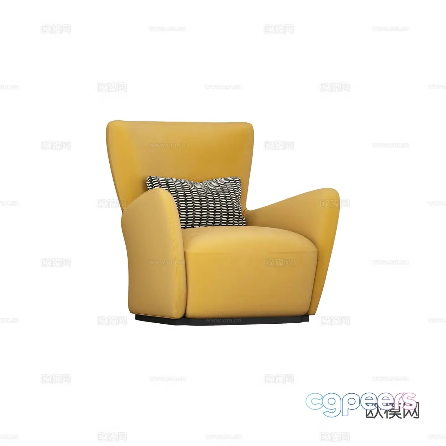 Modern leisure sofa 3d model