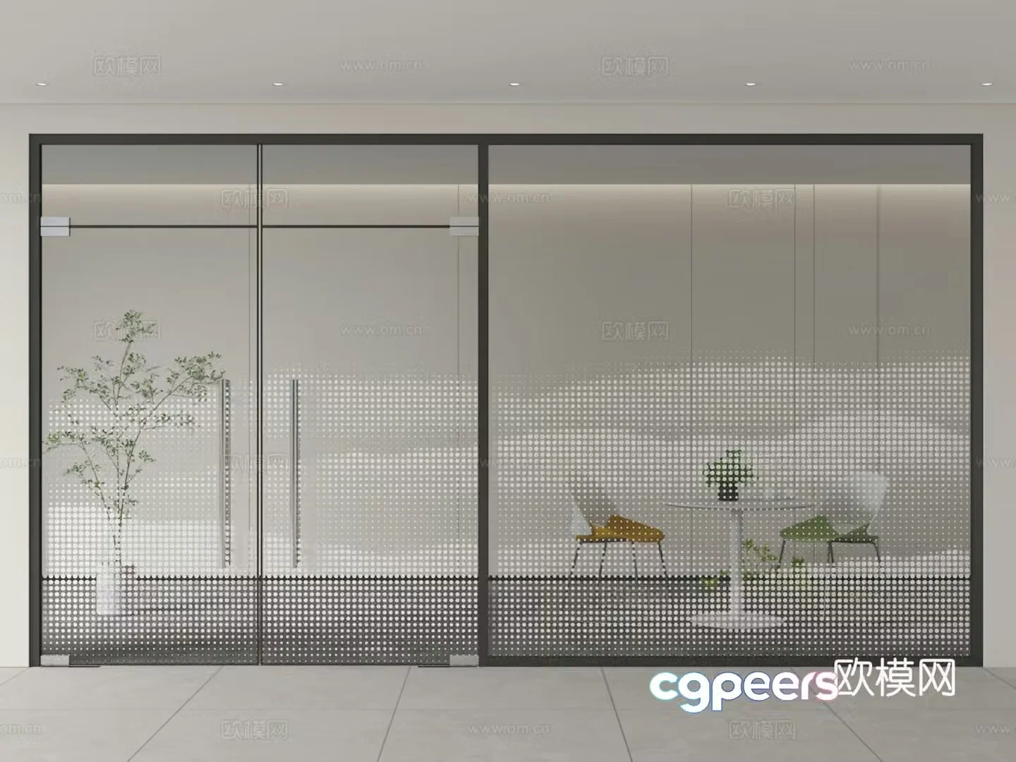Glass 3d model