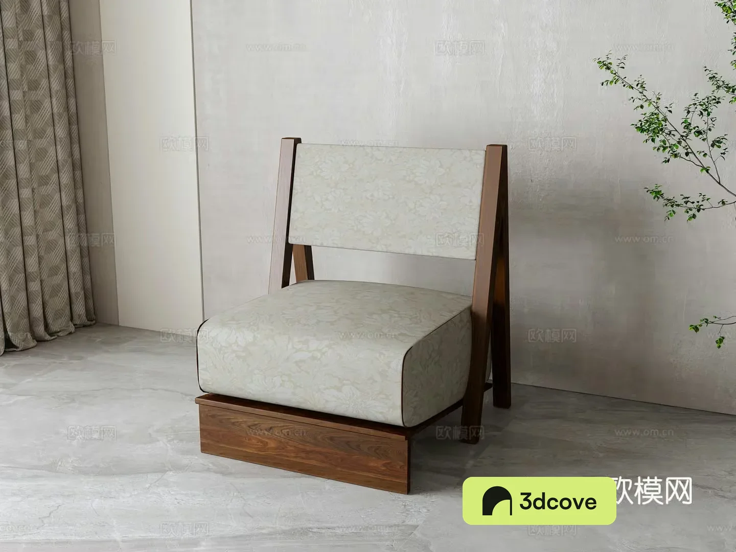New Chinese style wooden chair leisure chair
