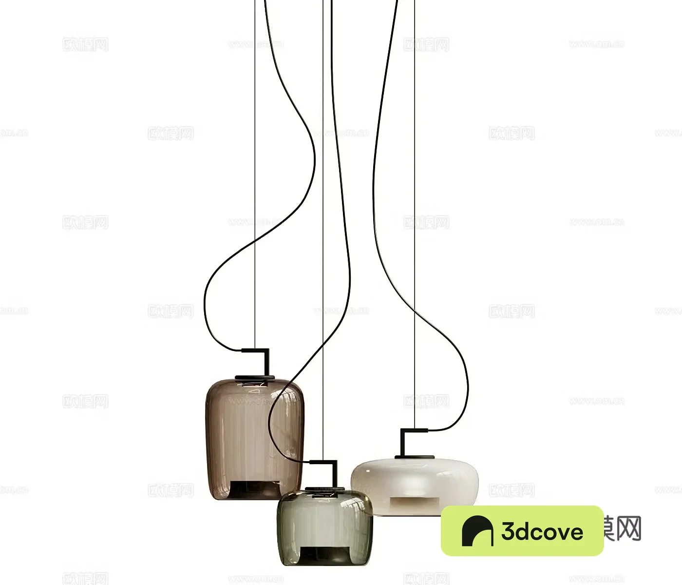 Simple chandelier Glass chandelier Bedside chandelier Restaurant chandelier Bar chandelier Combination