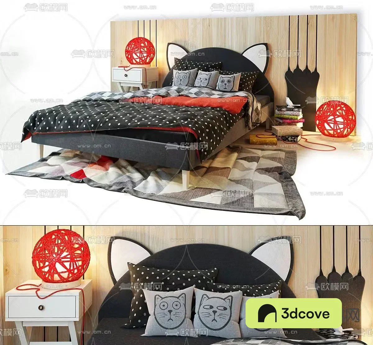 Modern children’s bed kid’s bed cartoon bed