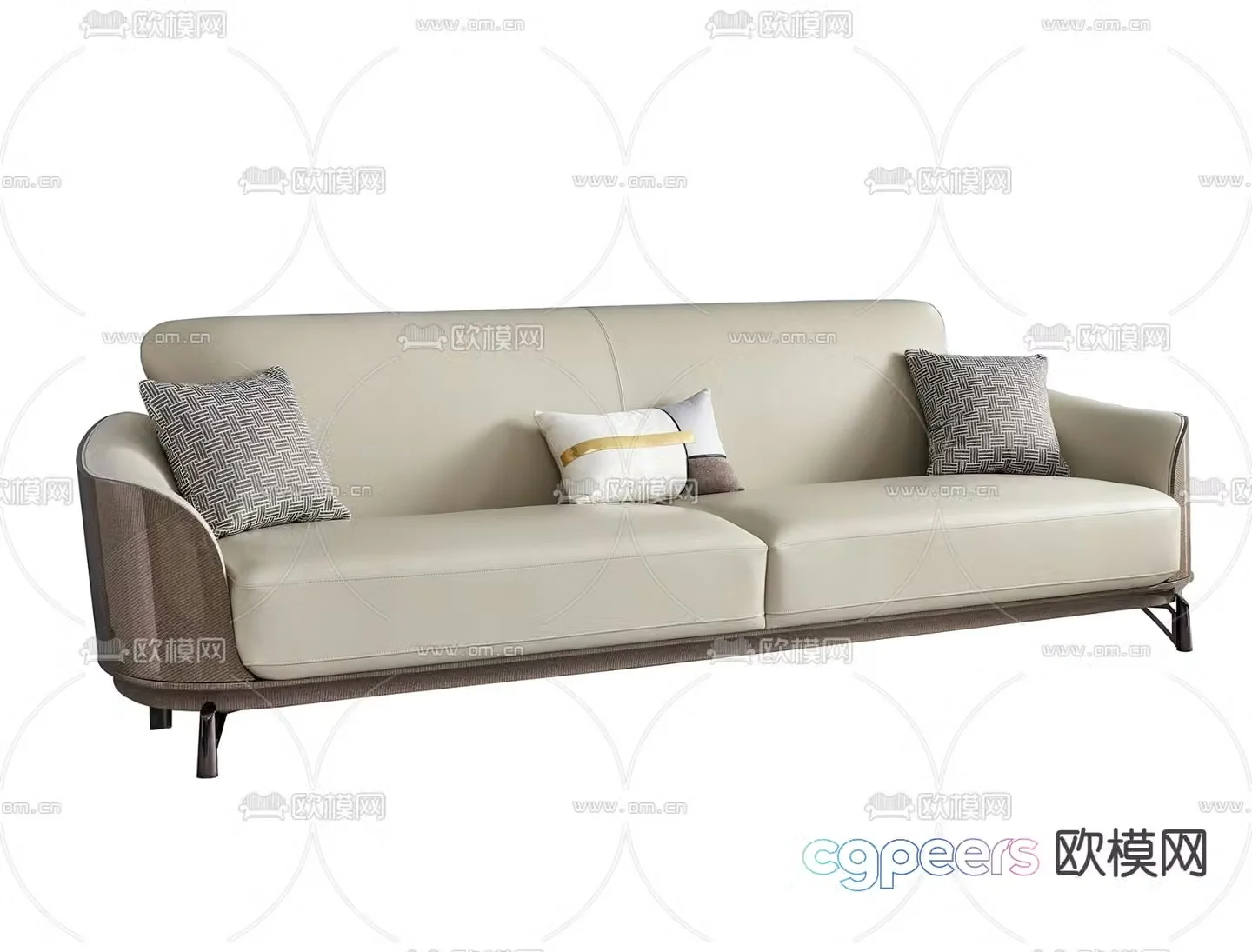 Italian love sofa 3d model