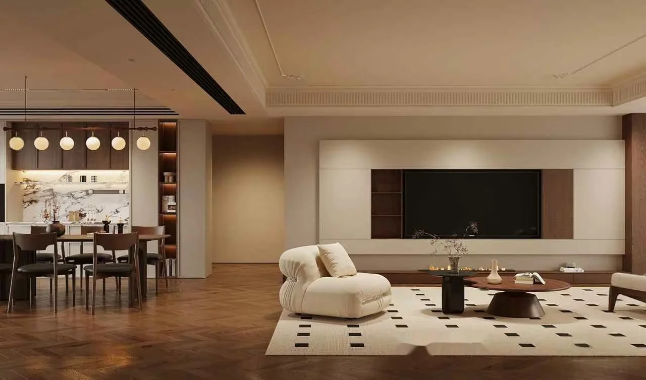 Modern Living Room 3D Model – 10505 – VRAY Render