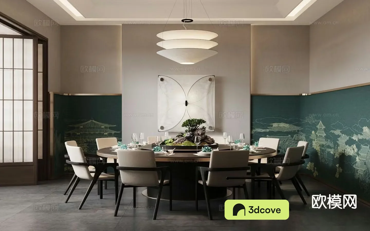 Chinese restaurant private room