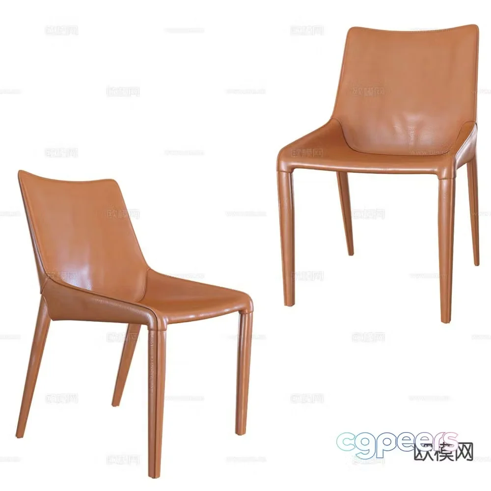 Italian chair dining chair 3d model