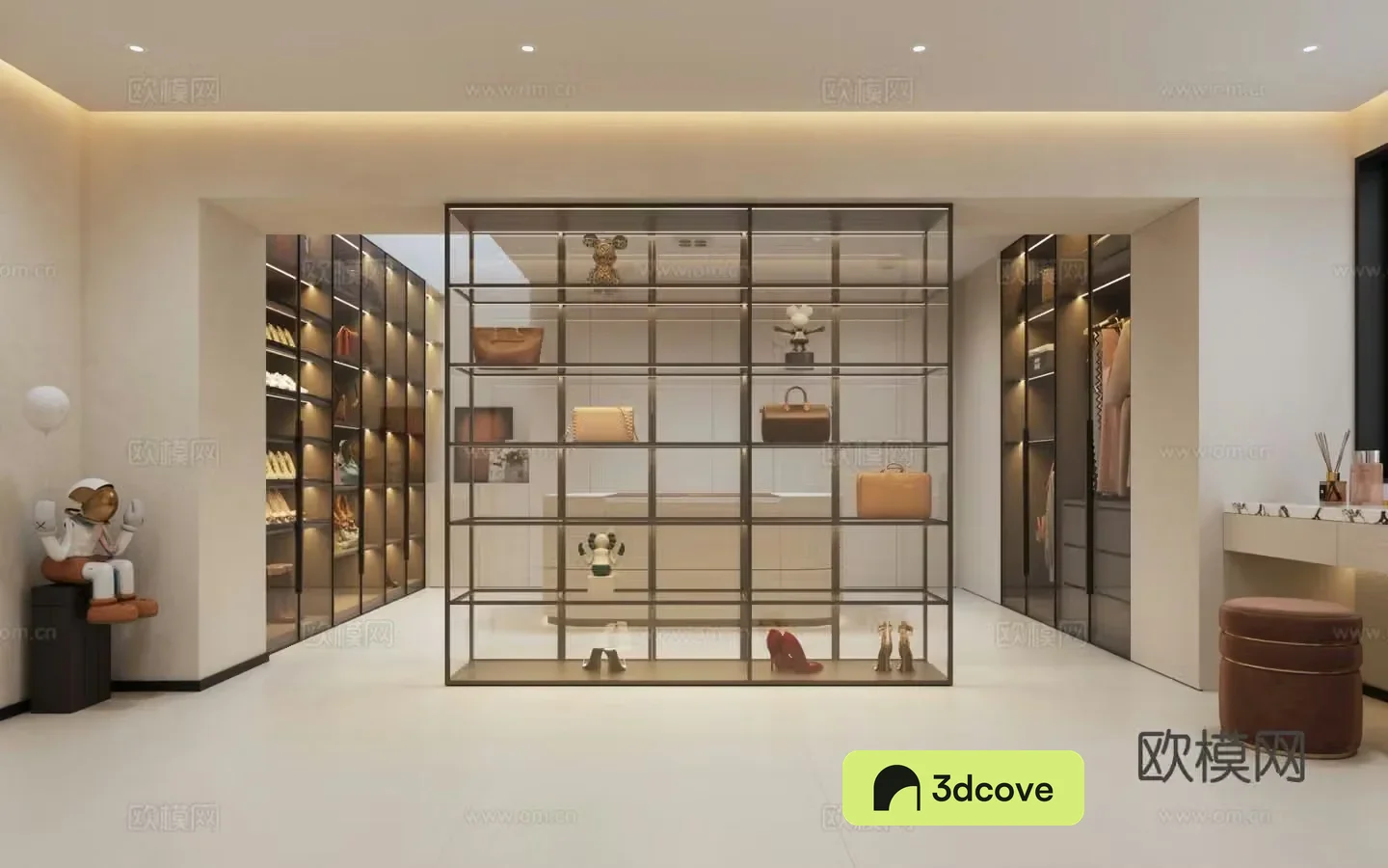 Modern cloakroom