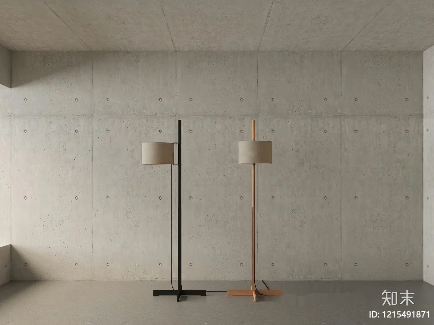 Modern Floor Lamps 3D Model – 11941 – VRAY Render