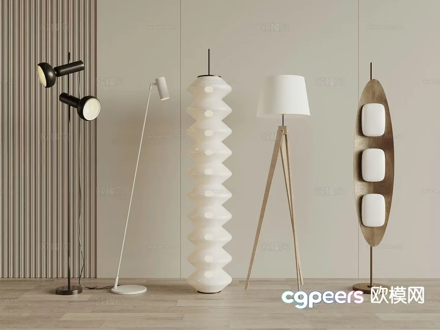 Creative floor lamp artistic floor lamp 3d model