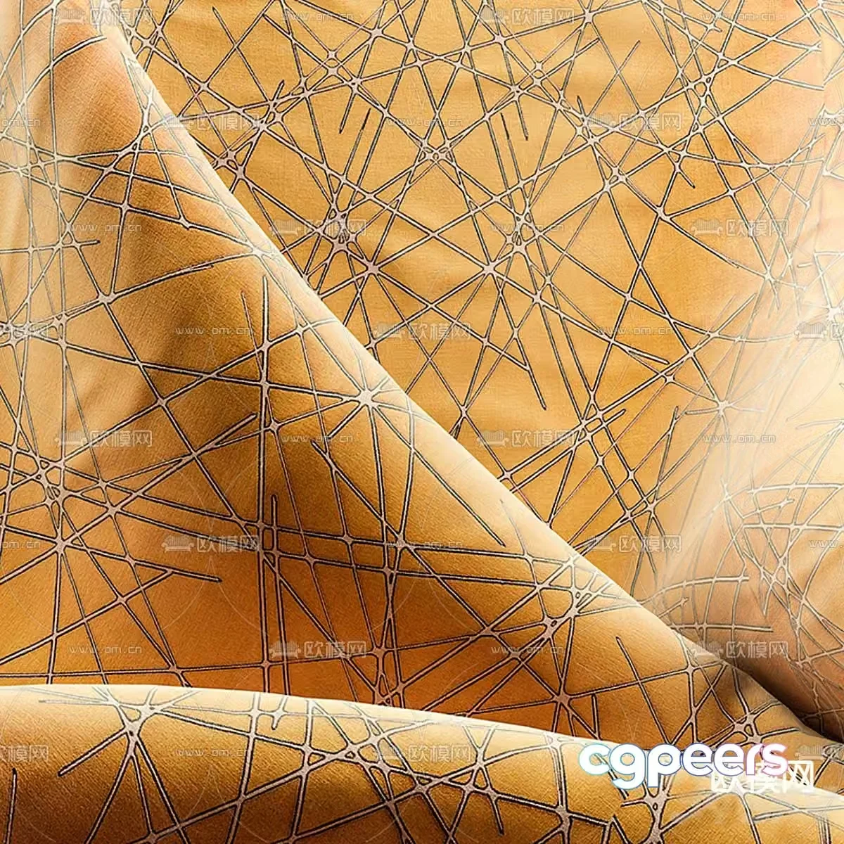 flannel fabric bedding silk pillowcase 3d model