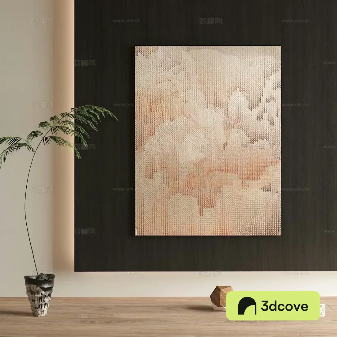 Wabi-sabi painting texture painting decorative painting hanging painting