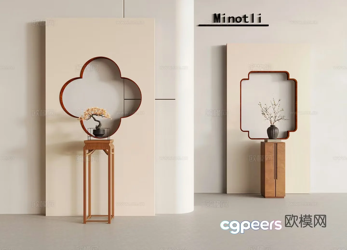 Background board 3d model