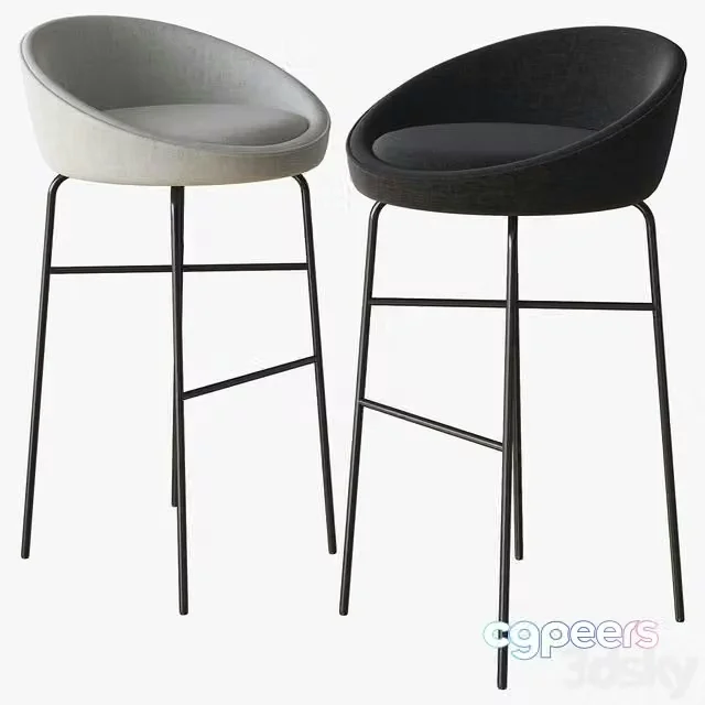 3ds Max Free – bloom bar stool parla