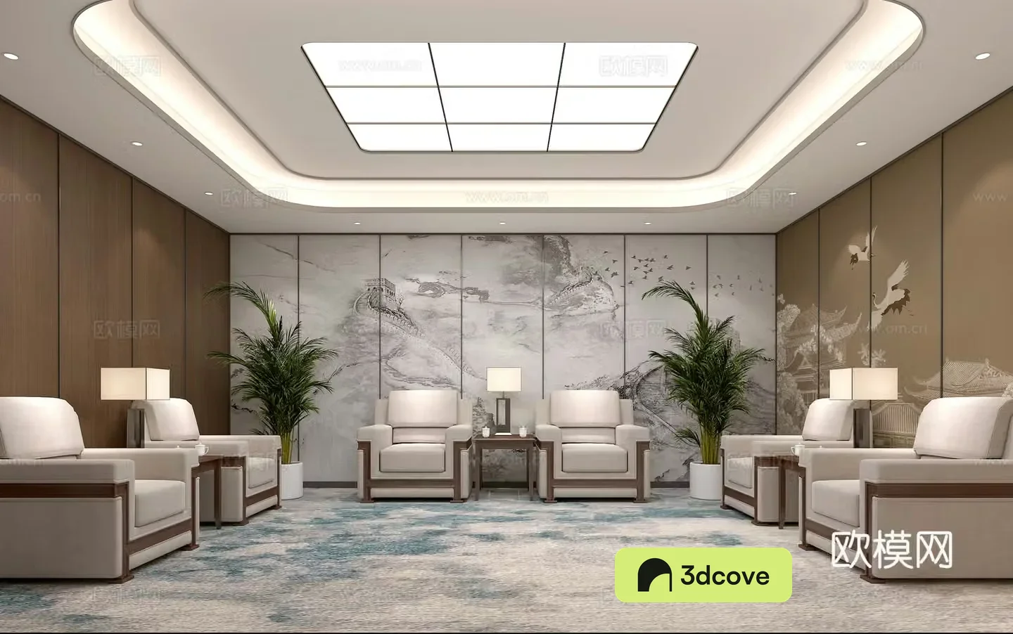 New Chinese style reception room VIP reception room