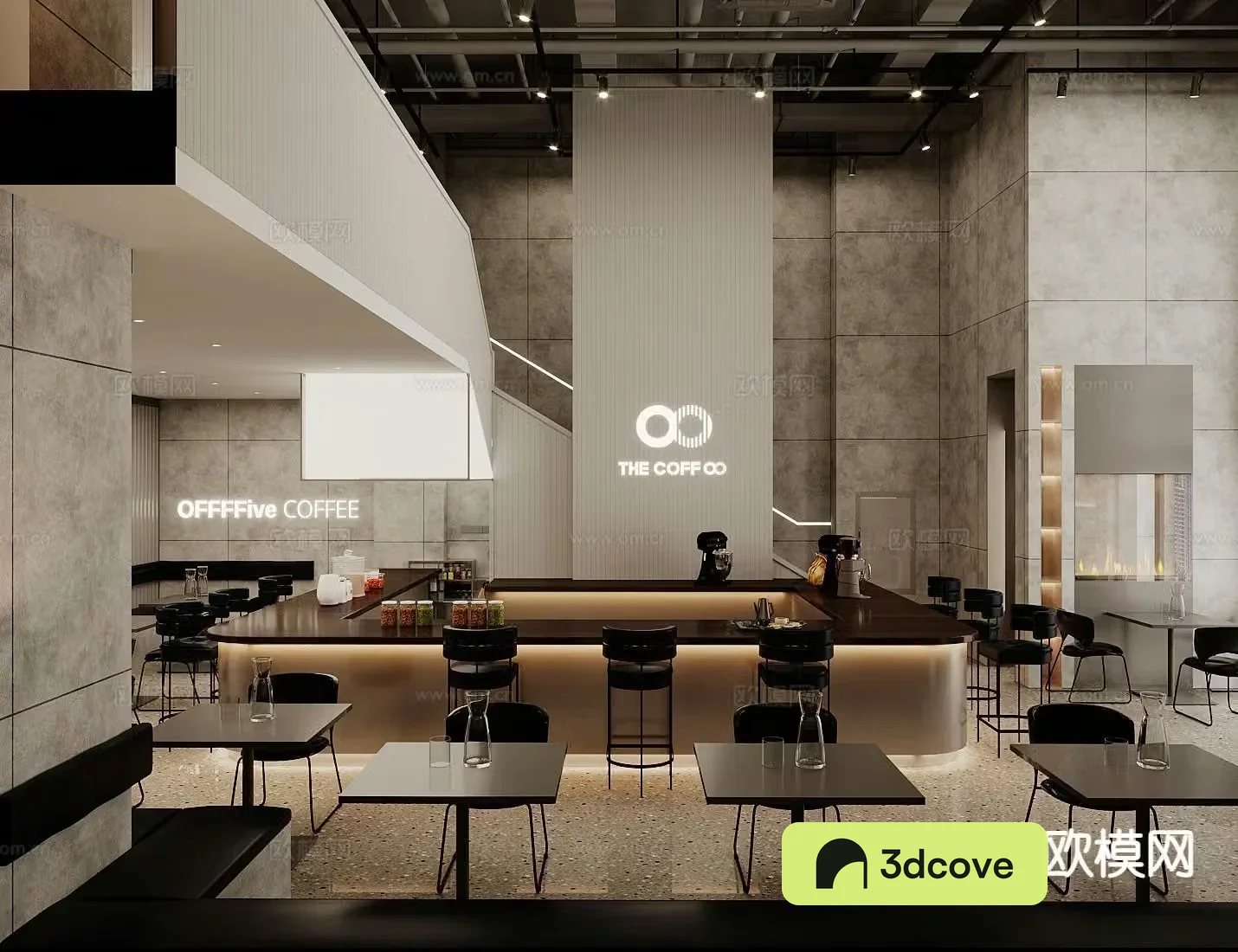 Modern cafe