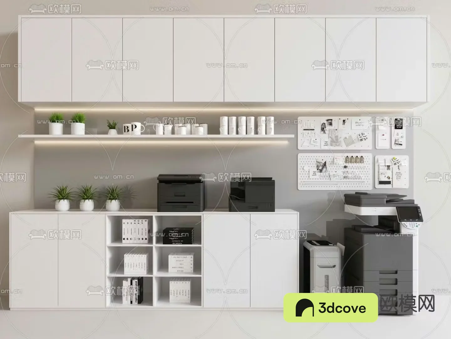 File cabinet office cabinet printer perforated board