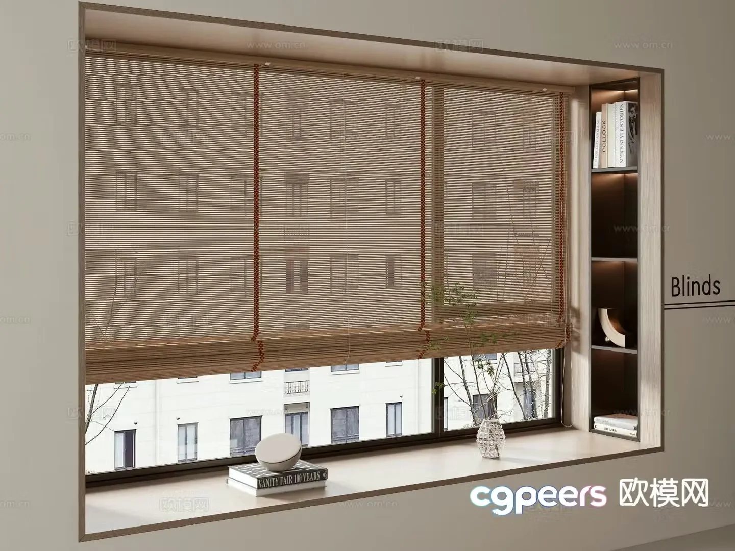 New Chinese Venetian Blinds 3D model