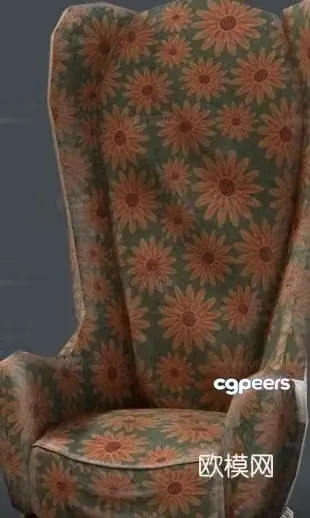 chair leisure chair 3d model