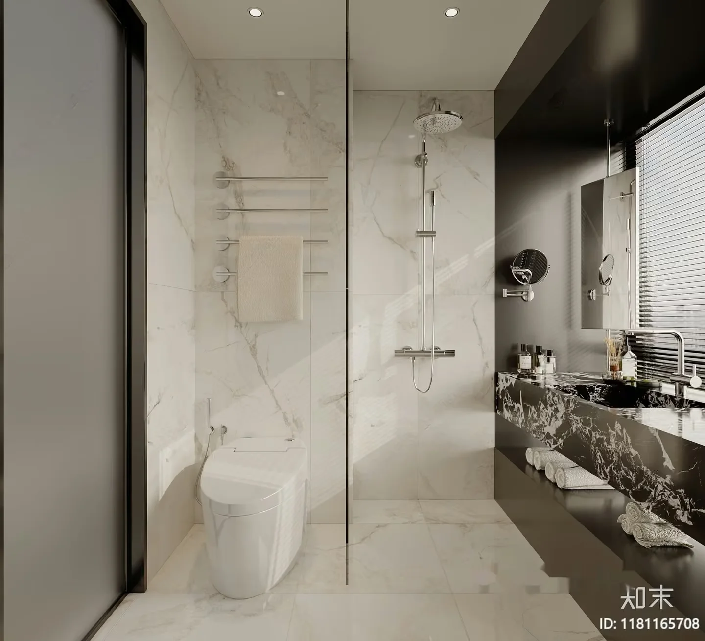 Modern Bathroom 3D Model – 1122 – CORONA Render