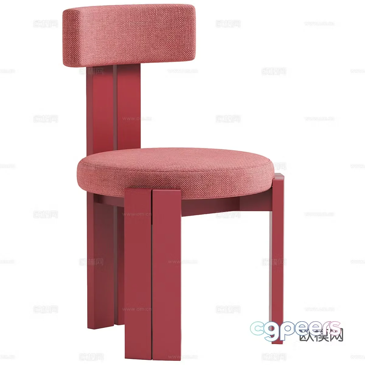 New Chinese style Kajia chair 3D model