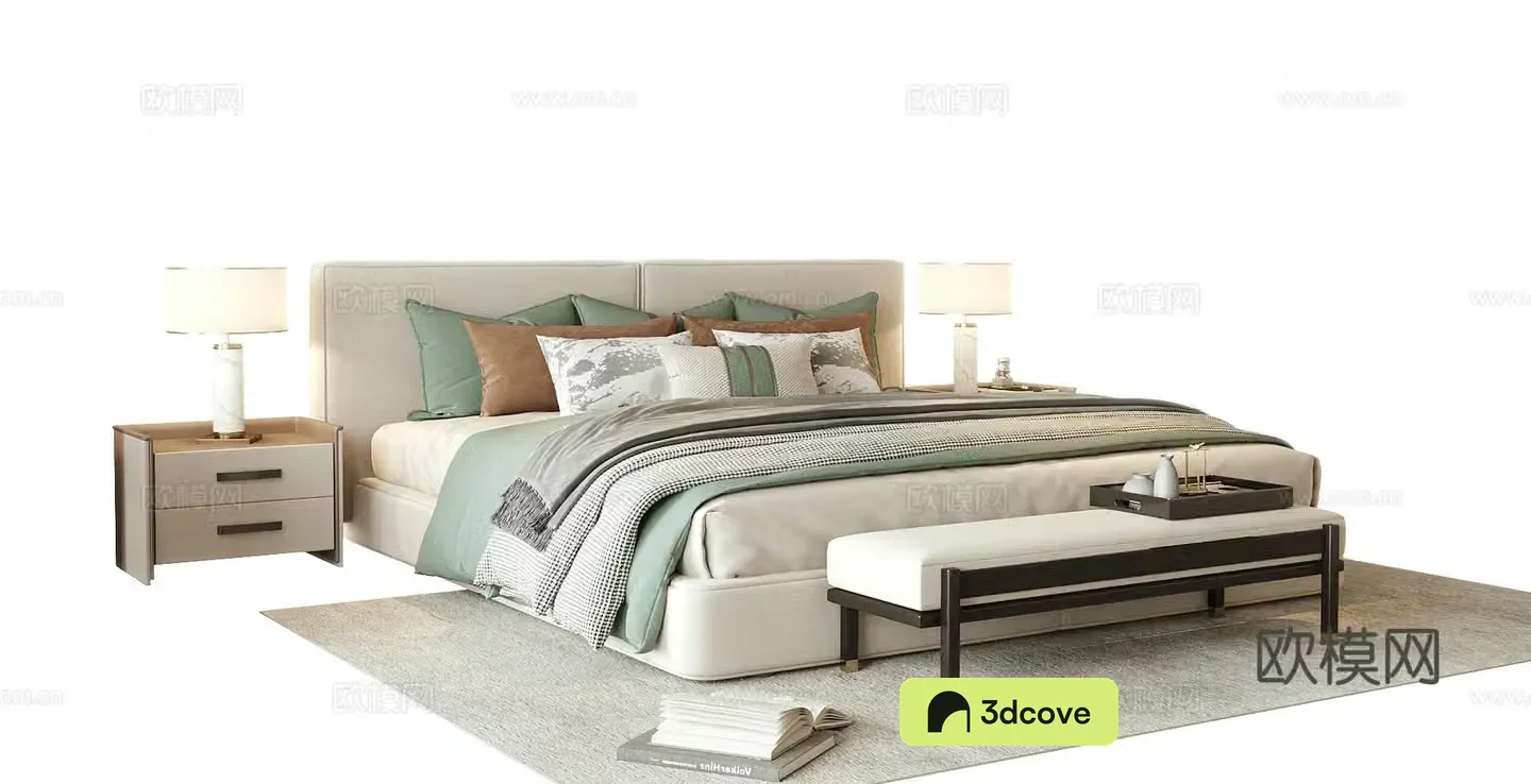 New Chinese style double bed