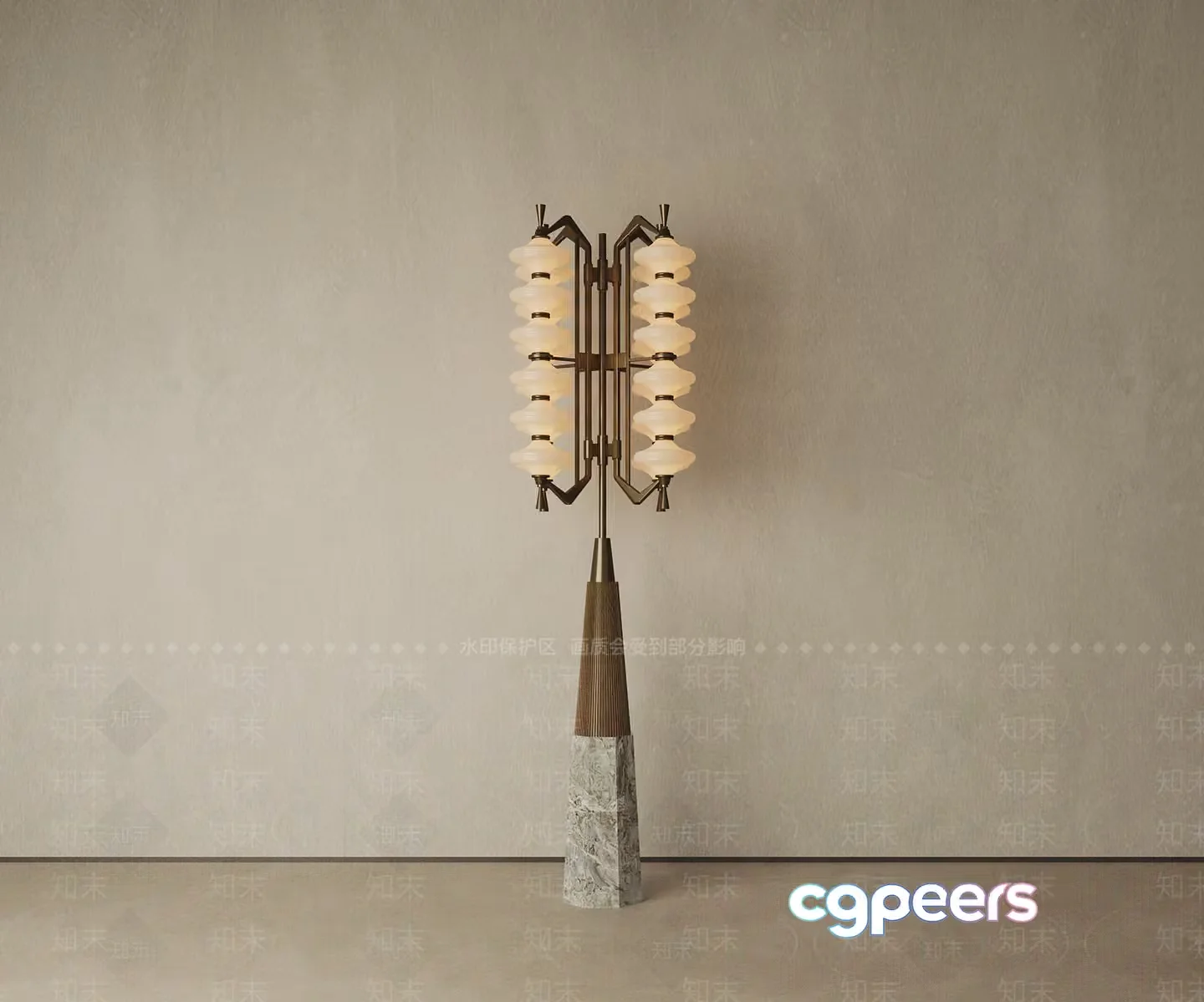 Modern Light Fixture 3D Model – 20129 – VRAY Render