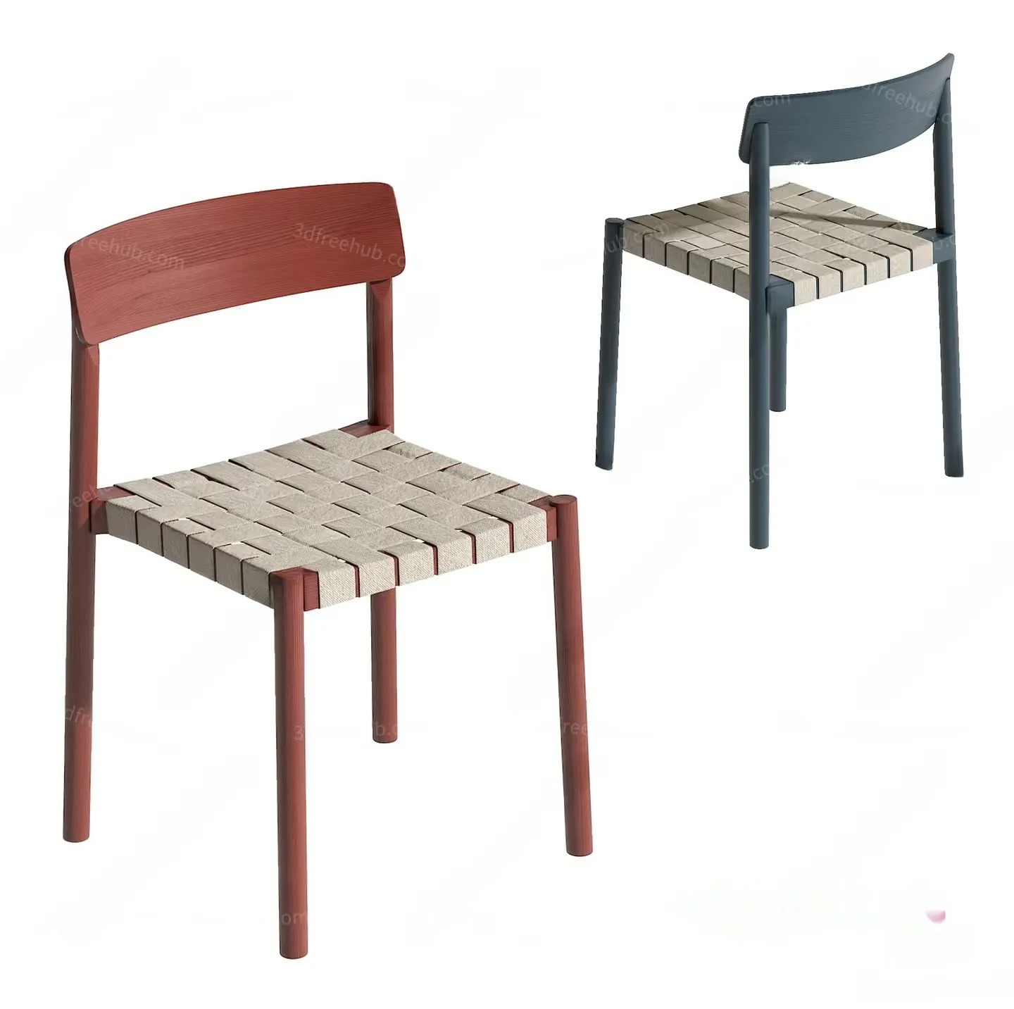 Modern Wooden Chair 3D Model – 23177 – VRAY Render