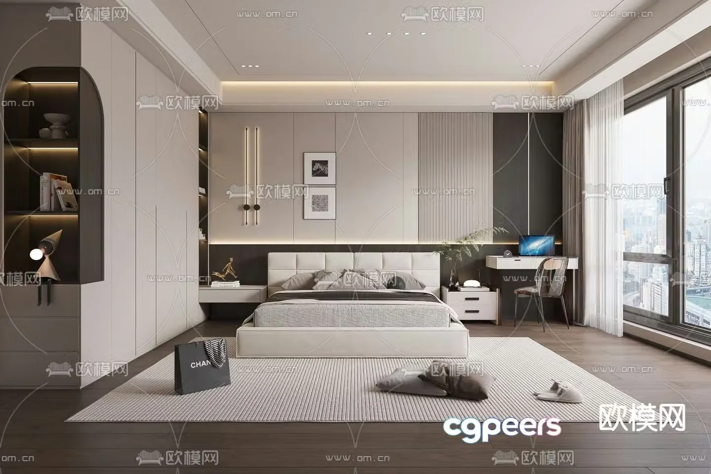 Modern bedroom Master room Master bedroom 3d model