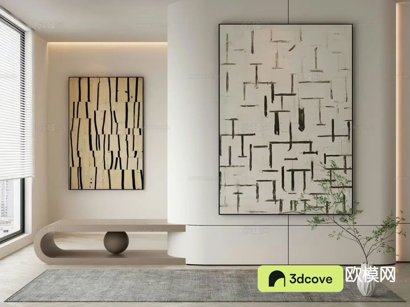 Modern decorative painting abstract painting texture painting