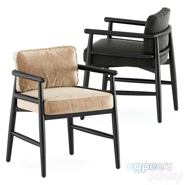 3ds Max Free – Teresina sift chair by Meridiani