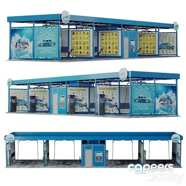 3ds Max Free – Self-service car wash