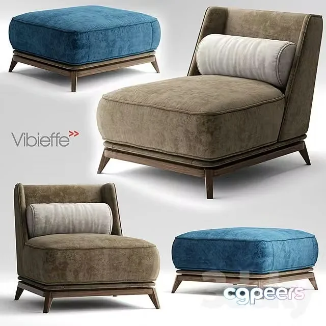 3ds Max Free – Armchair Vibieffe OPERA Armchair