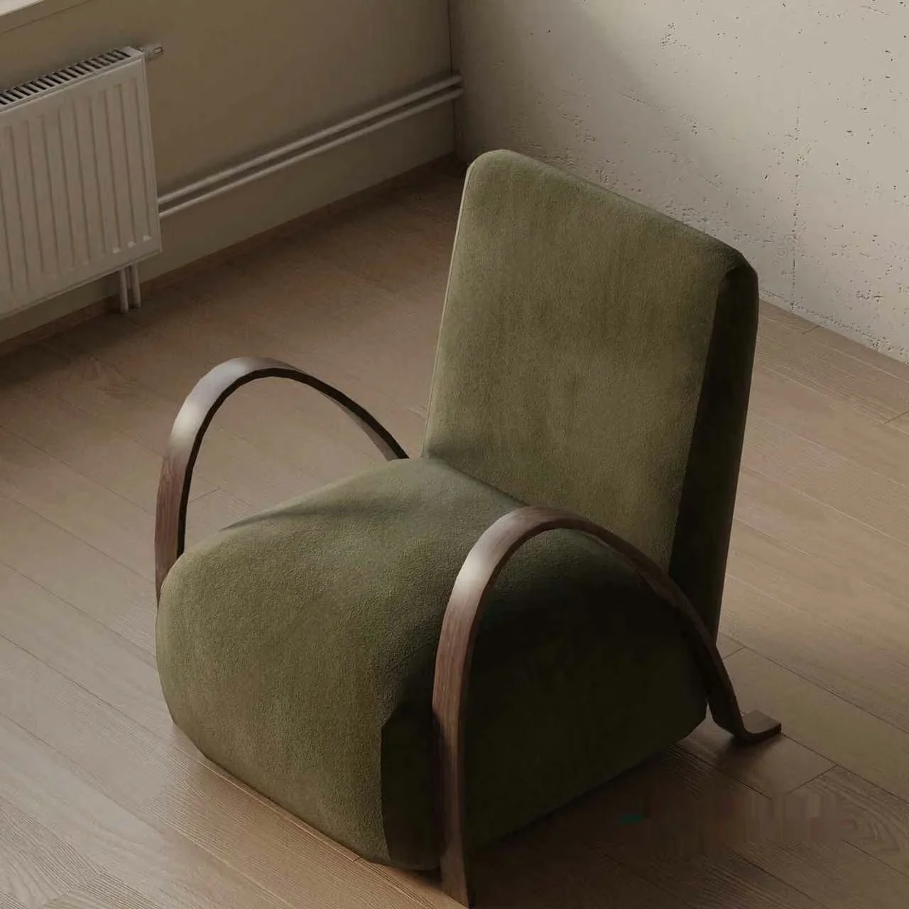 A Green Chair 3D Model – 670 – VRAY Render