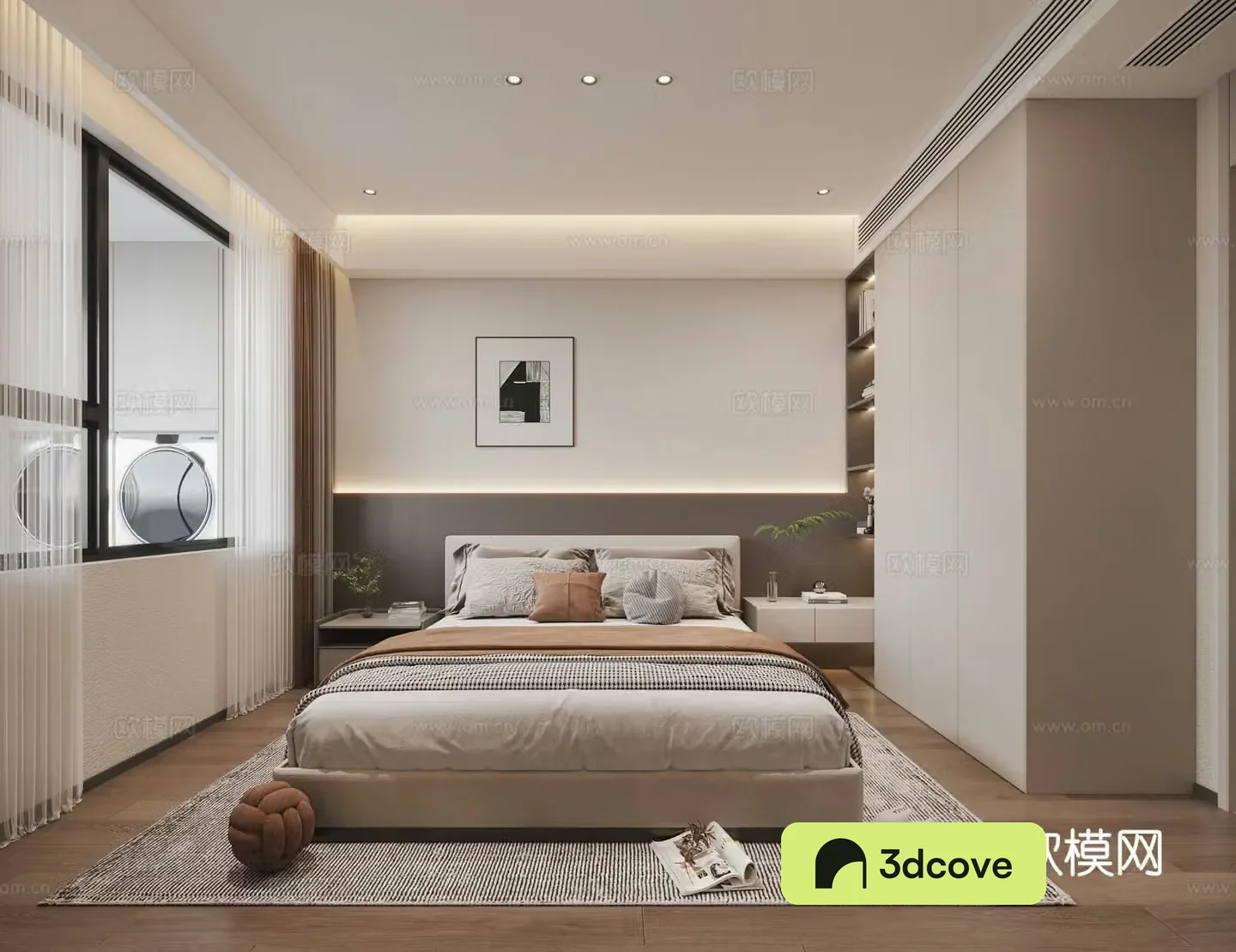 Modern bedroom second bedroom