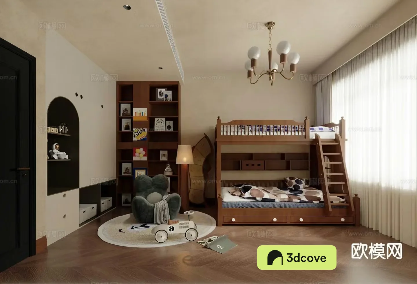 Medieval style children’s room