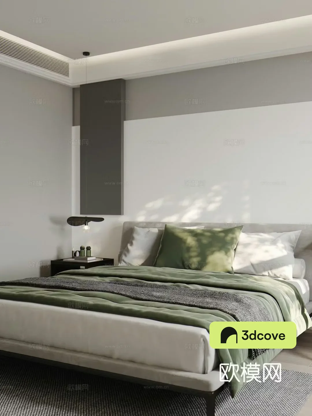 Modern double bed