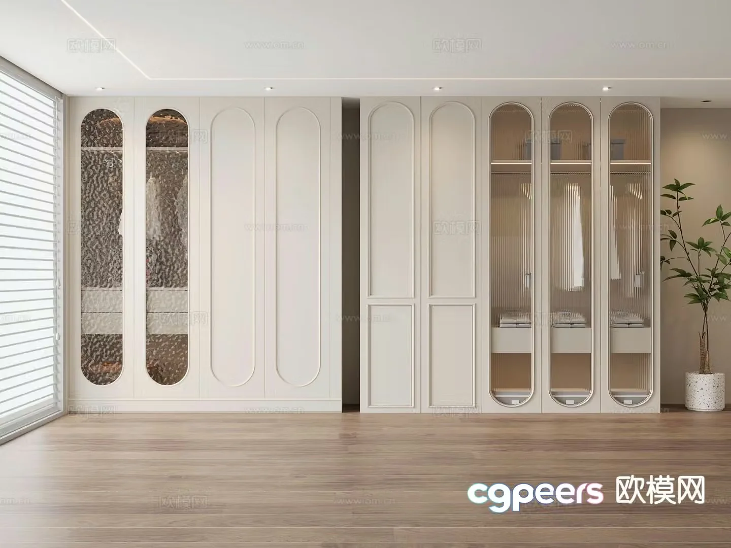 french wardrobe wardrobe 3d model