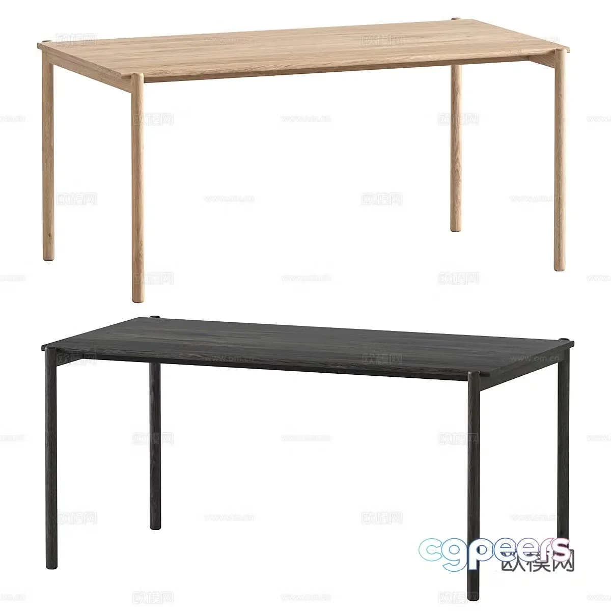 New Chinese desk 3D model