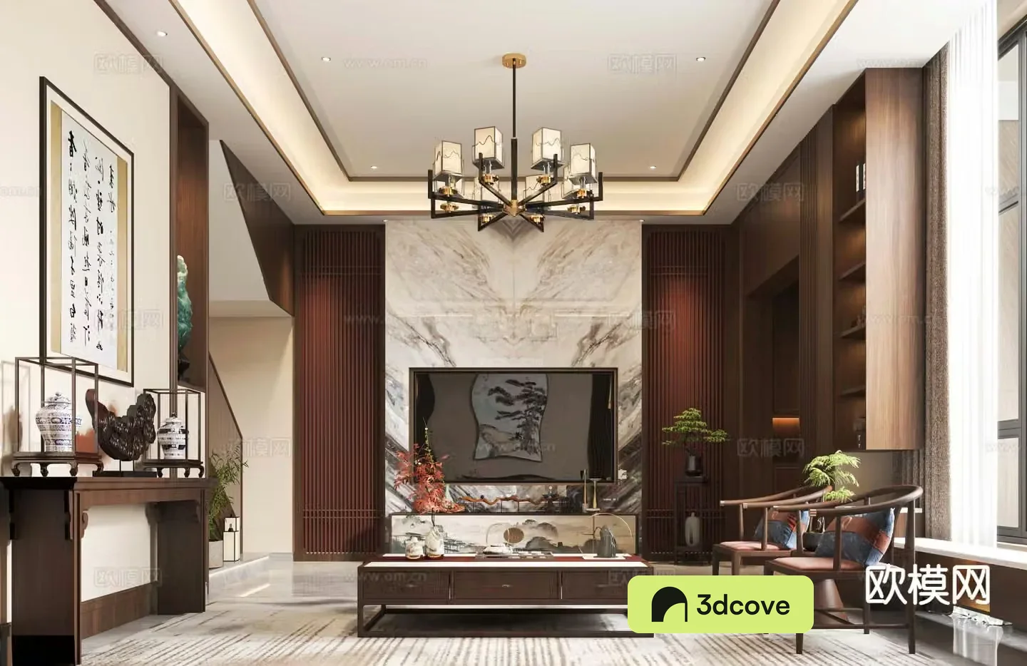 New Chinese style living room