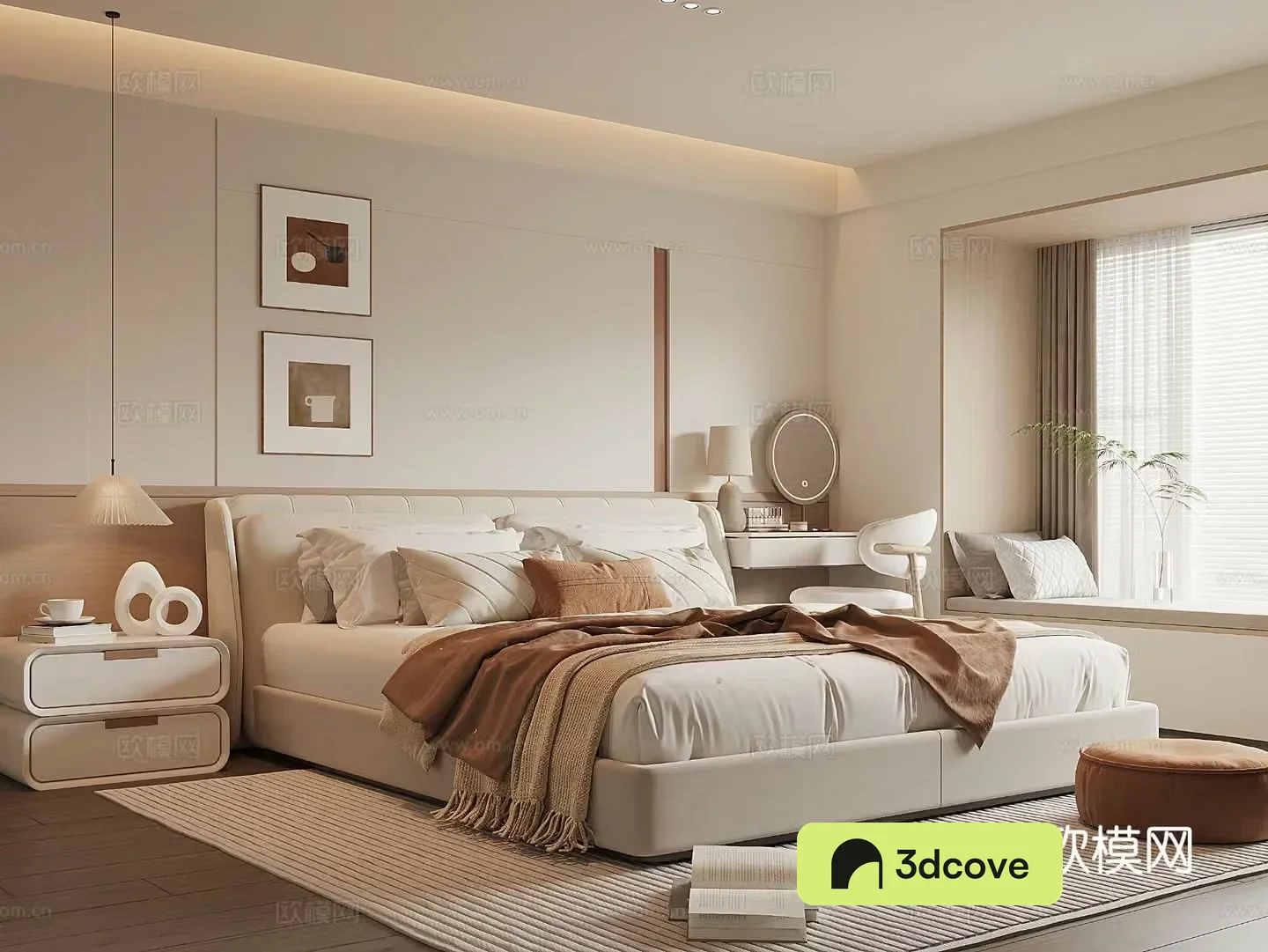 Creamy Bedroom