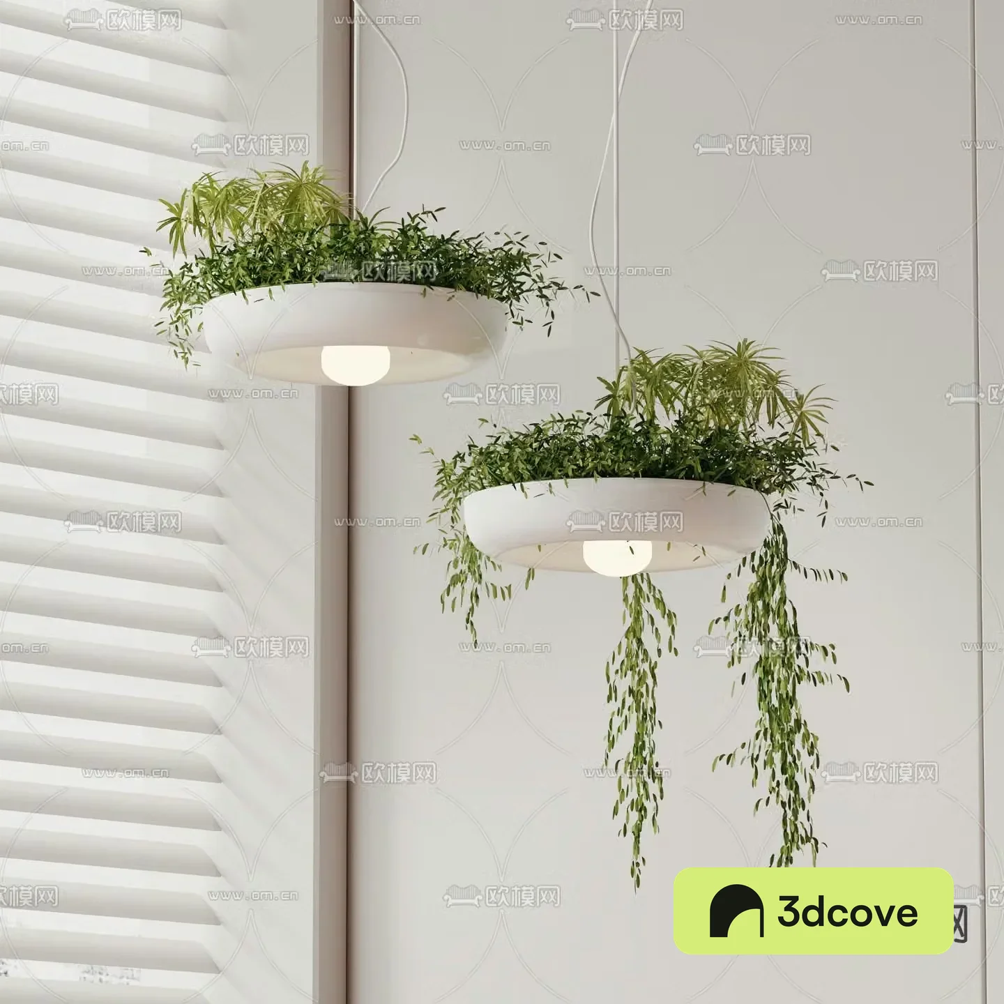 plant chandelier decorative lamp hanging plant