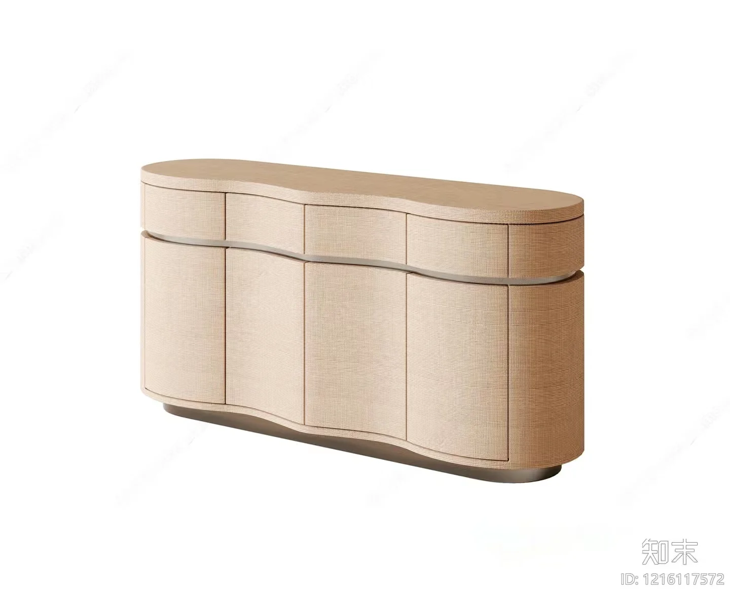 Modern Light-Colored Dresser 3D Model – 11963 – VRAY Render