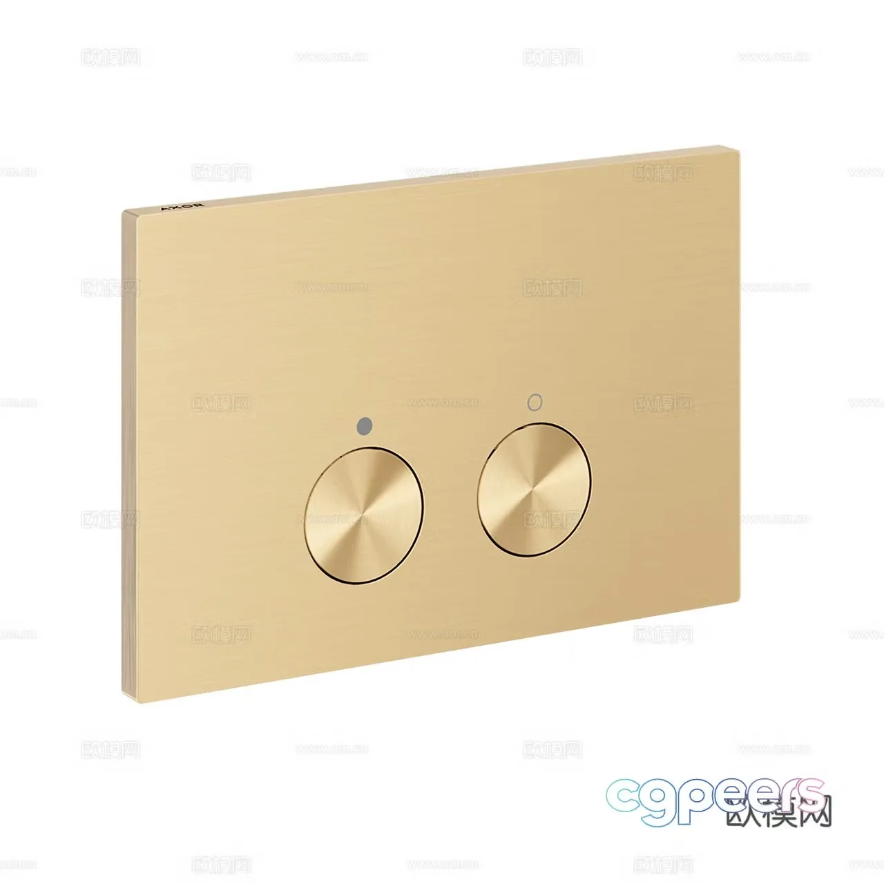 Axor flush panel Toilet panel Bathroom panel Flush switch 3D model