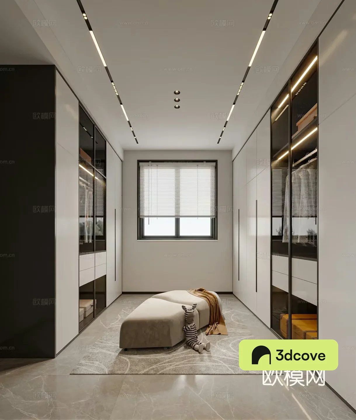 Modern cloakroom