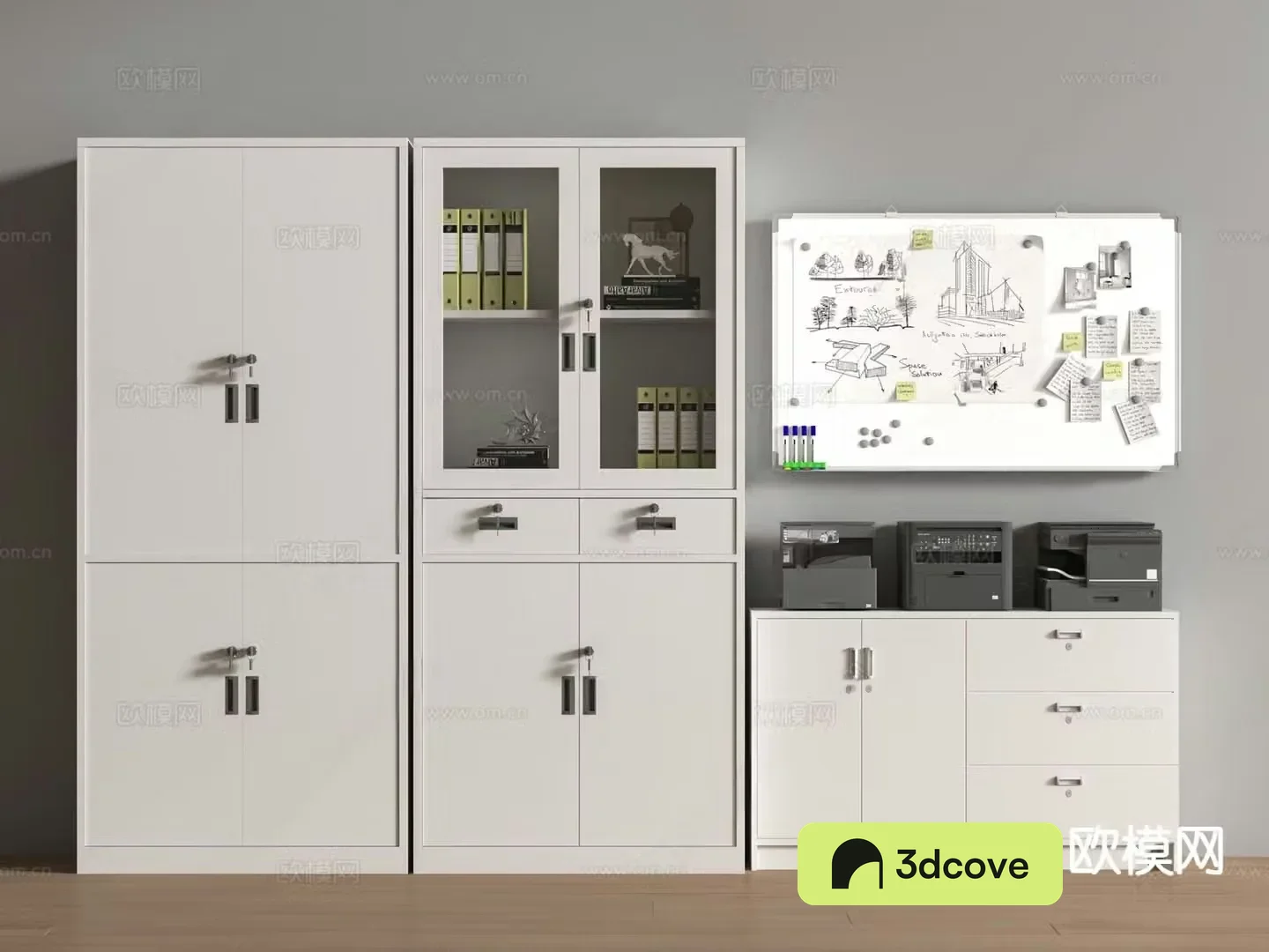 Modern filing cabinet
